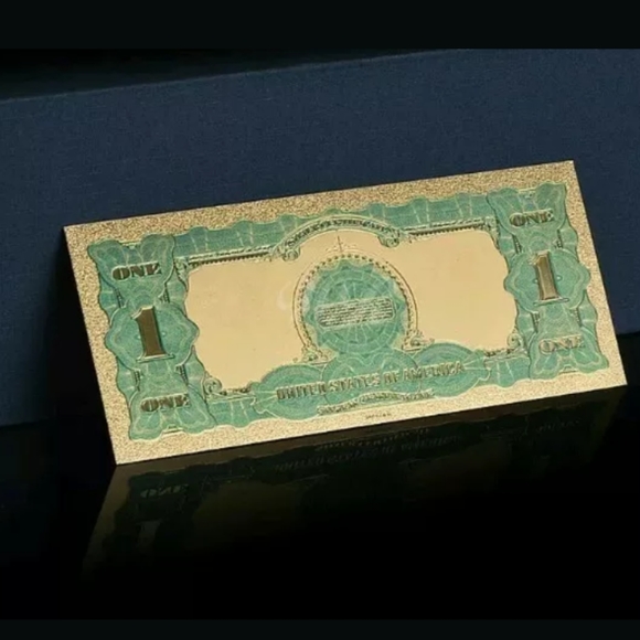 ~MINT~1899$1 EAGLE Collectible GOLD Banknote W/COA - Picture 2 of 2